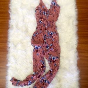 Floral Mauve Jumpsuit 🌷